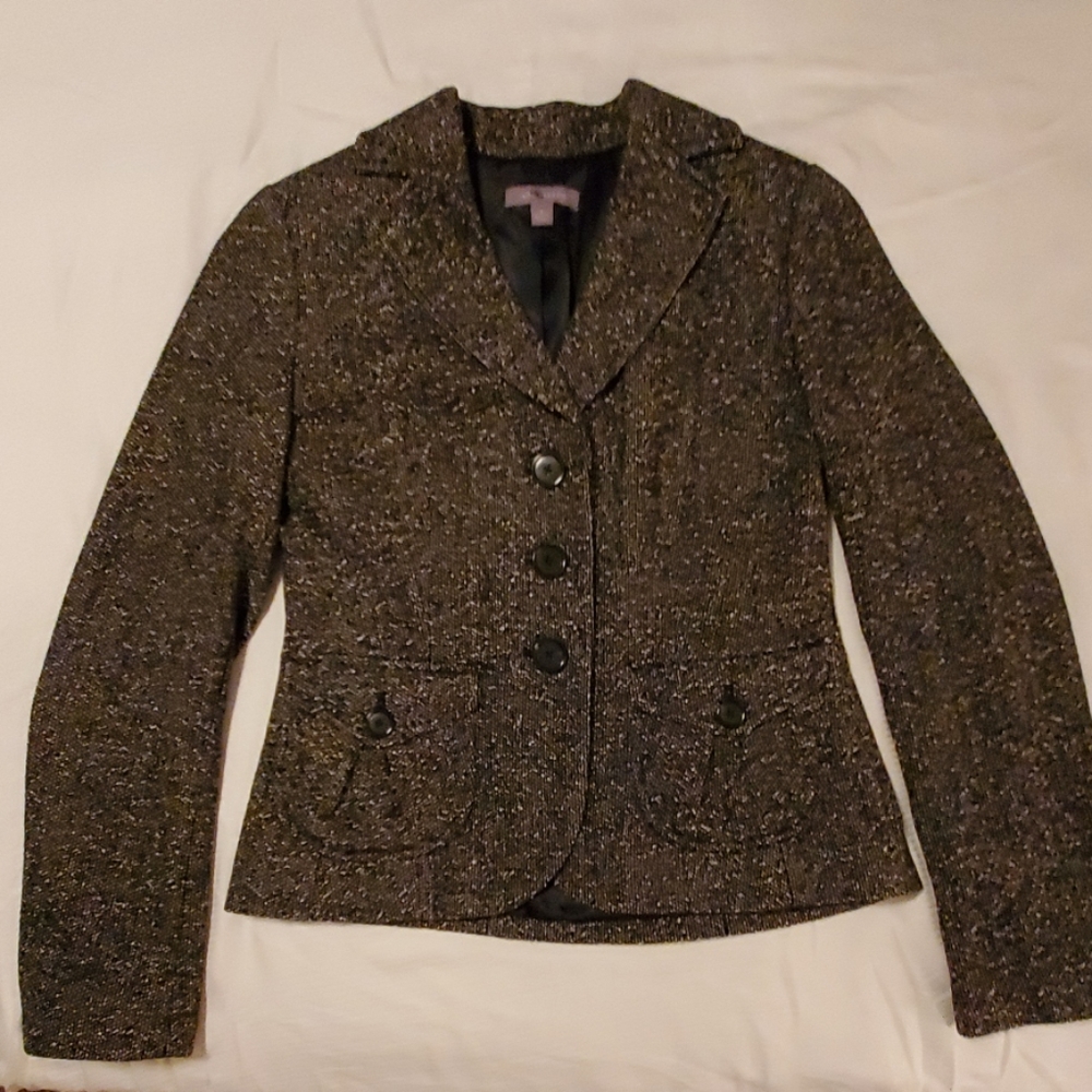 Ann Taylor Blazer Black & White Size 0